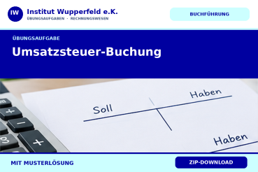 Übungsaufgabe Umsatzsteuer-Buchung