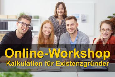Online-Workshop Kalkulation für Existenzgründer
