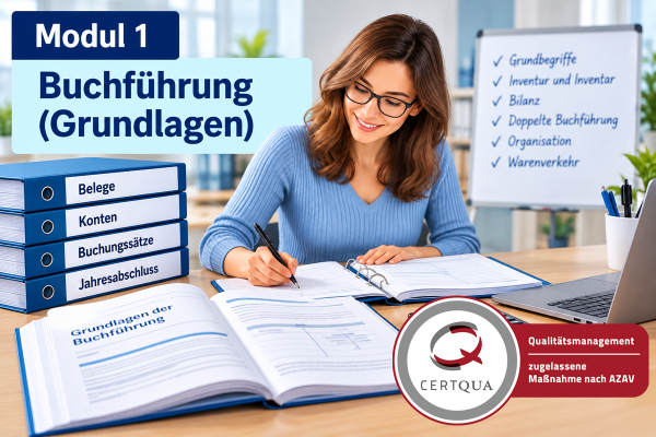 AZAV-Maßnahme: Buchführung (Grundlagen)